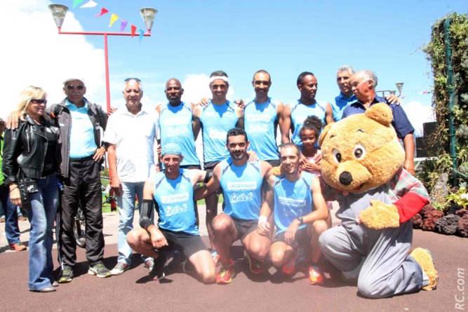 La formidable formation du COSPI, félicitée par les frères Prianon et la présidente du CAPC
