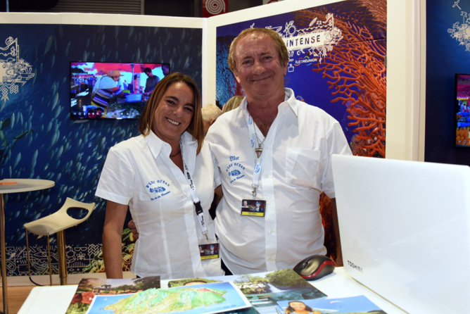 Stéph Mendoza et Max Grall du Centre Bleu Océan à Saint-Leu