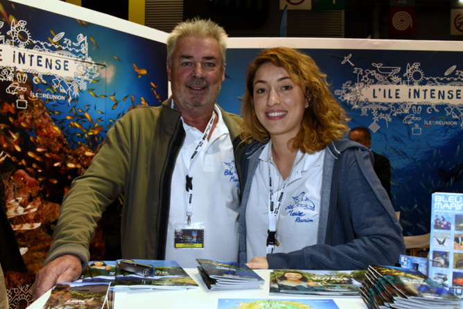 Yves Reignier et Anastasia de Bleu Marine Réunion.