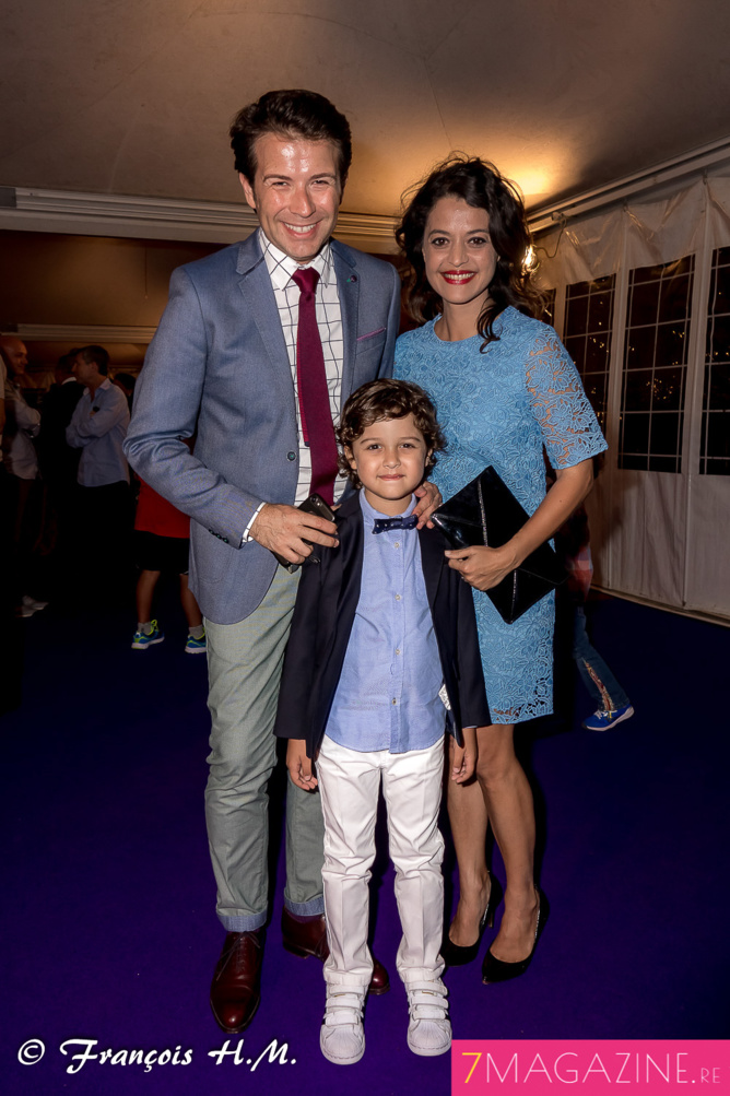 Christophe et Stéphanie Bégert avec leur fils Antoine Christophe et Stéphanie Bégert avec leur fils Antoine