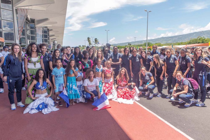 Accueil chaleureux à l'aéroport