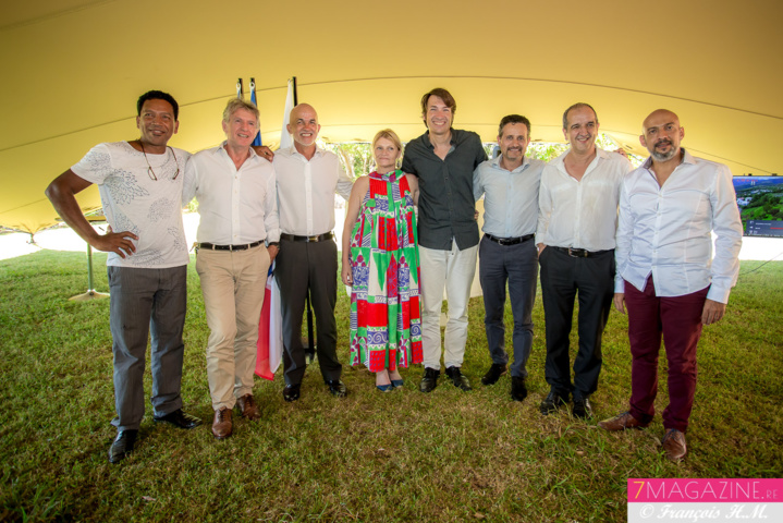 Gérald Maillot et son staff de la Cinor Gérald Maillot et son staff de la Cinor