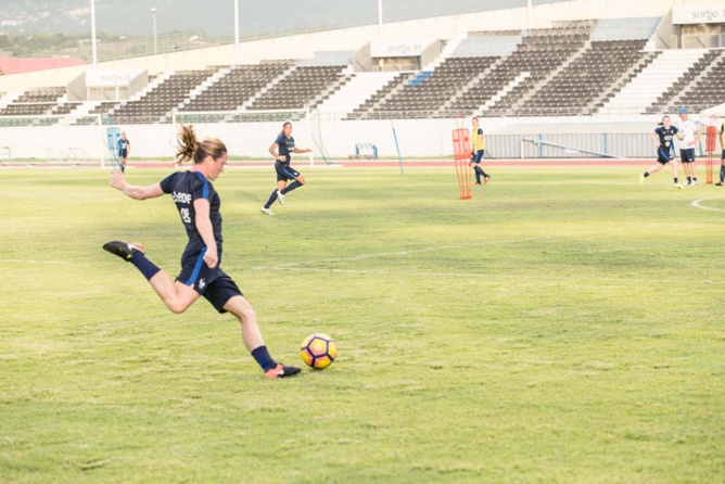 Quand l'équipe de France féminine de foot s'entraîne...