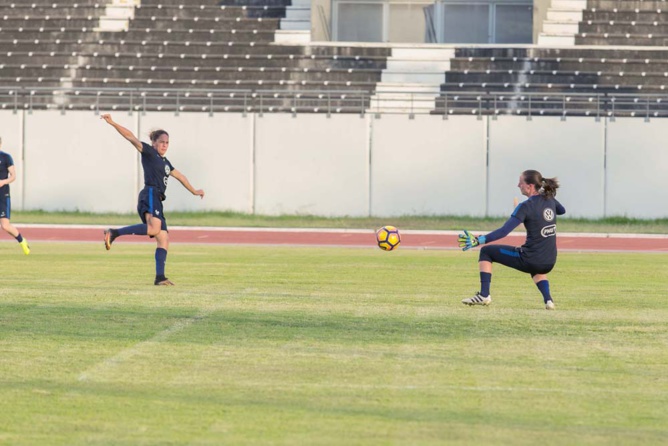 Quand l'équipe de France féminine de foot s'entraîne...