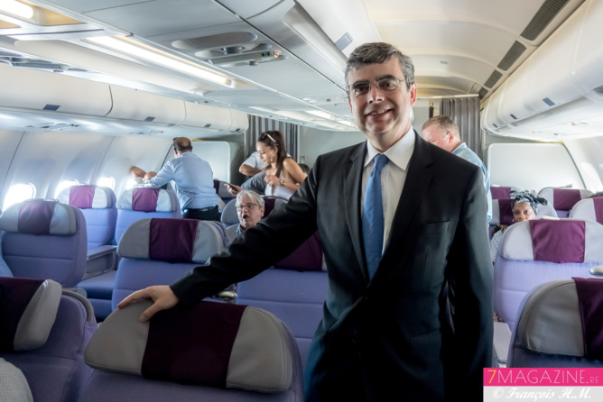 Antoine Huet, directeur général adjoint de Corsair, a le sourire, un monopole est tombé! Antoine Huet, directeur général adjoint de Corsair, a le sourire, un monopole est tombé!