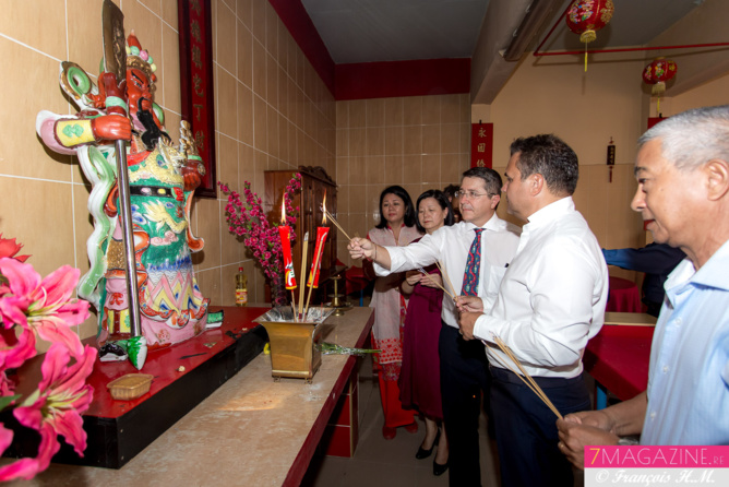 Ericka Bareigts et Didier Robert réunis pour le Nouvel An chinois