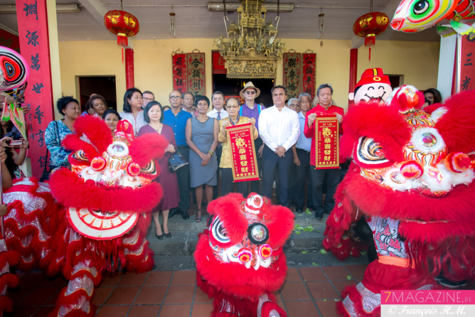 Ericka Bareigts et Didier Robert réunis pour le Nouvel An chinois