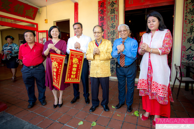 Ericka Bareigts et Didier Robert réunis pour le Nouvel An chinois Ericka Bareigts et Didier Robert réunis pour le Nouvel An chinois