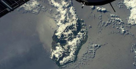 La Réunion vue de l'espace par l'astronaute français