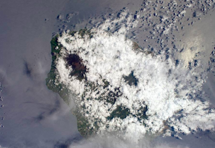 La Réunion vue de l'espace par l'astronaute français