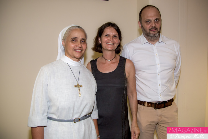 Sœur Annie Rose, Gwenn Polard et son époux Sœur Annie Rose, Gwenn Polard et son époux