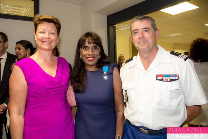 Avec le colonel Auffret et son épouse Sylviane Avec le colonel Auffret et son épouse Sylviane