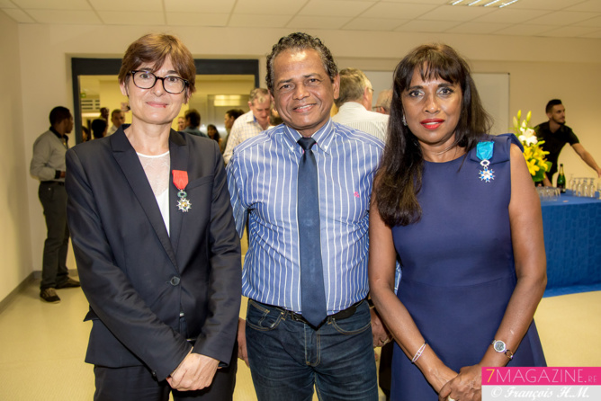 Christine Geoffroy, Philippe M'Roimana, et Ida Camalon Christine Geoffroy, Philippe M'Roimana, et Ida Camalon