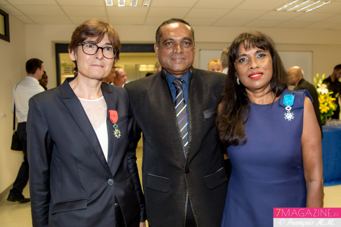 Christine Geoffroy, Aldo Camalon et Ida Camalon Christine Geoffroy, Aldo Camalon et Ida Camalon