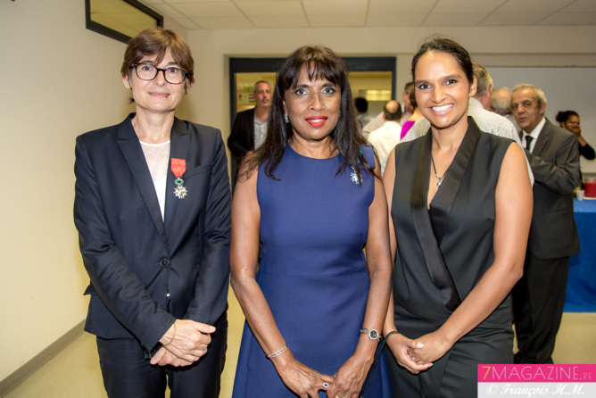 Christine Geoffroy, Ida Camalon et sa fille Cyndie Christine Geoffroy, Ida Camalon et sa fille Cyndie