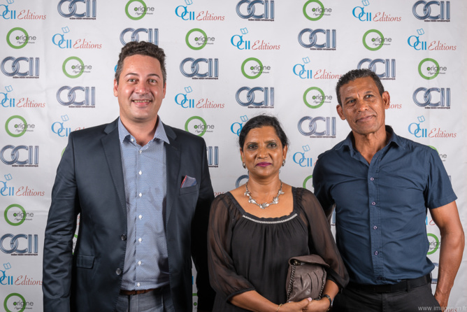 Laurent Payet, ingénieur commercial OCII, Céline Rafougilet de la CAF Réunion Laurent Payet, ingénieur commercial OCII, Céline Rafougilet de la CAF Réunion