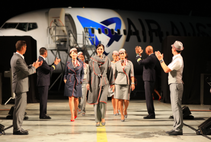 Les originaux nouveaux uniformes d'Air Austral