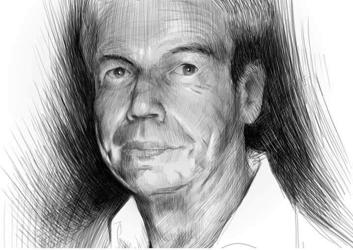 Jacky Simonin, caricature Jacky Simonin, caricature