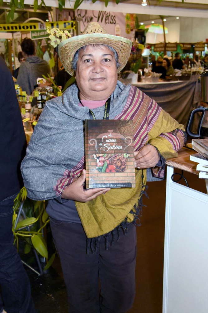 Sabine Dijoux et son livre de recettes