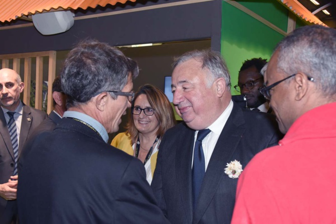Gérard Larcher tout sourire