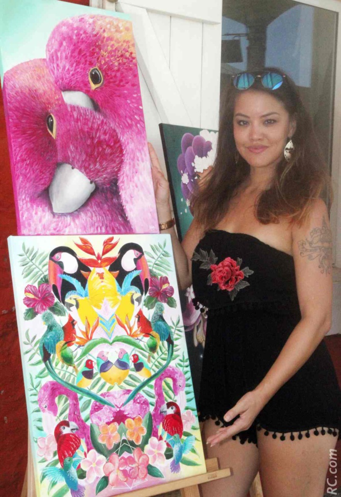 La vie est un arc-en-ciel pour l'artiste Franco-cambodgienne maintenant installée à Terre-Sainte La vie est un arc-en-ciel pour l'artiste Franco-cambodgienne maintenant installée à Terre-Sainte