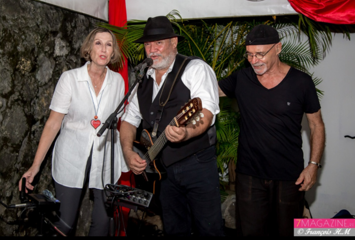 Joël Manglou avec Catherine Gaud et Oté Pirates Joël Manglou avec Catherine Gaud et Oté Pirates
