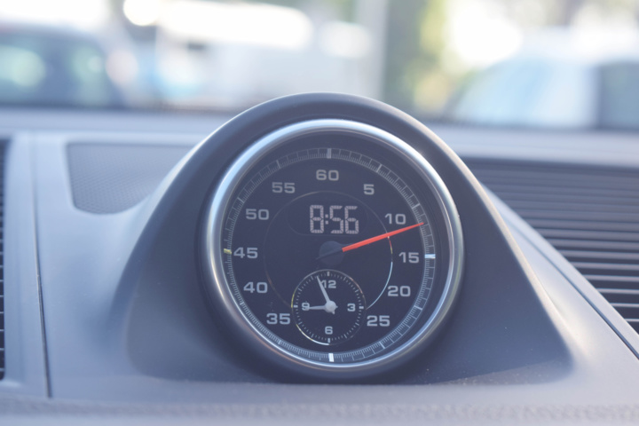 Chrono et horloge au centre Chrono et horloge au centre