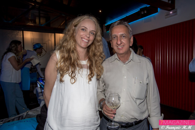 Laure Testart, attachée de presse Castel Covino, et Aziz Patel Laure Testart, attachée de presse Castel Covino, et Aziz Patel