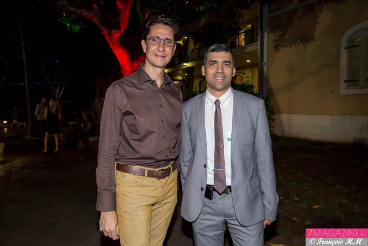 Philippe Jean Pierre, conseiller régional, et Frédéric Miranville Philippe Jean Pierre, conseiller régional, et Frédéric Miranville