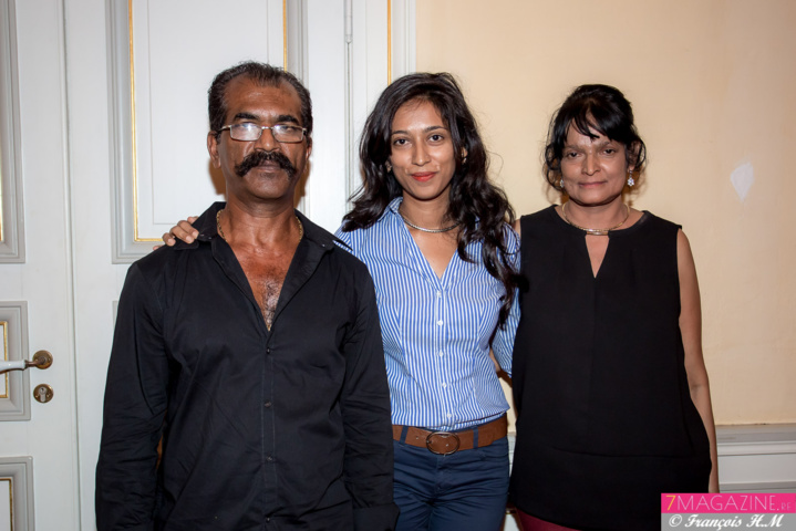 Ranjani Ponin, 2ème Prix et Prix Espoir, et ses parents