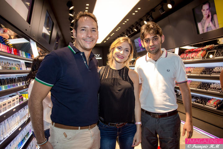 Sahel Krid, Kristelle Francoeur, blogueuse krismakeup.re, et Mickaël Sahel Krid, Kristelle Francoeur, blogueuse krismakeup.re, et Mickaël