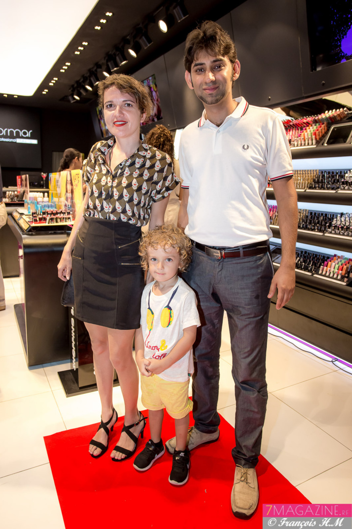 Camille Pottier, architecte d'intérieur, son fils Ethan, et Mickaël Cassam-Chenaï Camille Pottier, architecte d'intérieur, son fils Ethan, et Mickaël Cassam-Chenaï