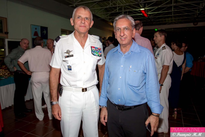 Général Franck Reignier et Aziz Patel