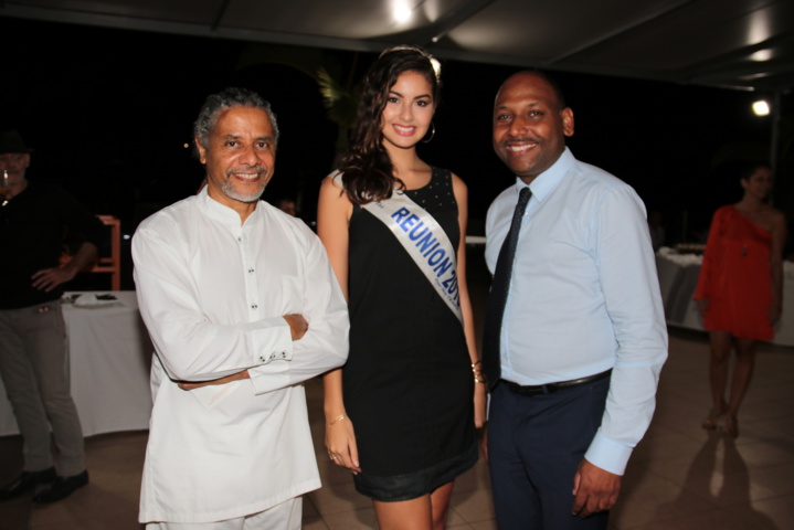 Amédée Louis-Fernand, Ambre N'guyen, et Thierry Robert, député-maire de Saint-Leu Amédée Louis-Fernand, Ambre N'guyen, et Thierry Robert, député-maire de Saint-Leu