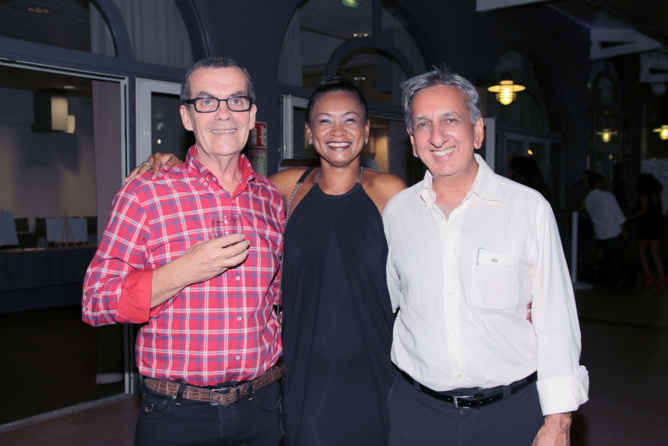 Eric Rennie d'Ofim Immobilier, Luciana Richard, et Aziz Patel Eric Rennie d'Ofim Immobilier, Luciana Richard, et Aziz Patel