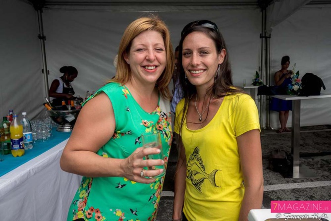 Geneviève Scott, responsable marketing Sapmer, et Gaëlle Charron de Booftang