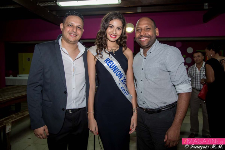 Johan Guillou, Ambre N'guyen et Thierry Robert, député-maire de Saint-Leu Johan Guillou, Ambre N'guyen et Thierry Robert, député-maire de Saint-Leu
