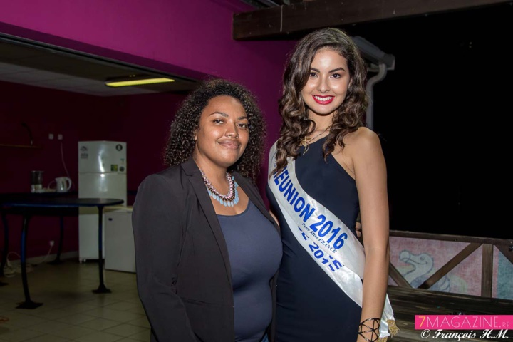 Miss Réunion avec Amandine Amassy, responsable protocole Mairie de Saint-Leu