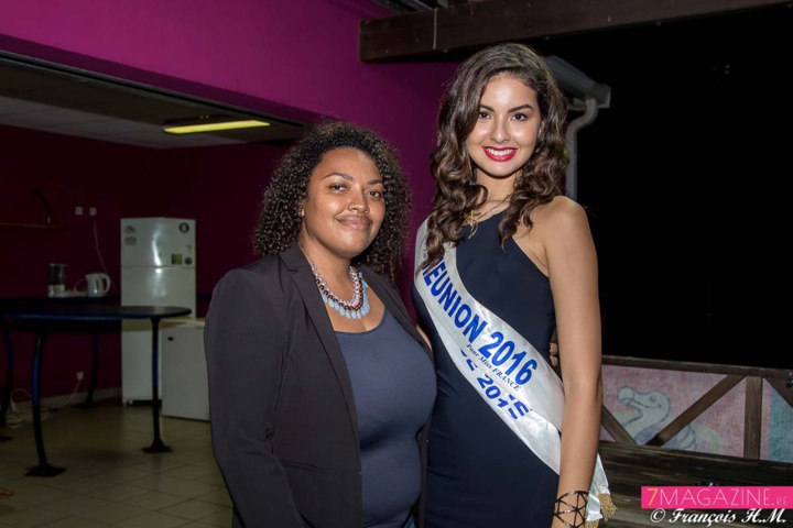 Miss Réunion avec Amandine Amassy, responsable protocole Mairie de Saint-Leu Miss Réunion avec Amandine Amassy, responsable protocole Mairie de Saint-Leu