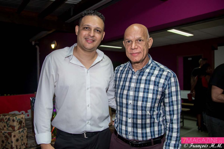 Johan avec Khaled Moussadjee Johan avec Khaled Moussadjee