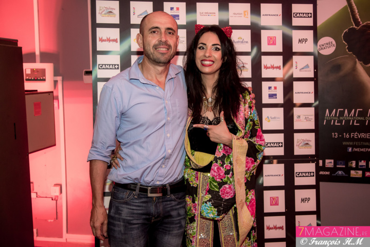 L'artiste Jean-Bernard Grondin et Aurélia Mengin L'artiste Jean-Bernard Grondin et Aurélia Mengin