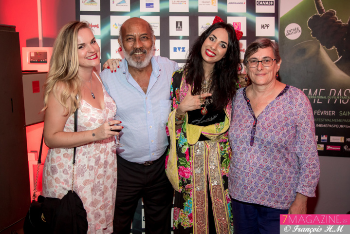 Aurélia avec Ava Baud, Jean-Paul et Cécile Von-Pine de PFC, partenaire du Festival Aurélia avec Ava Baud, Jean-Paul et Cécile Von-Pine de PFC, partenaire du Festival