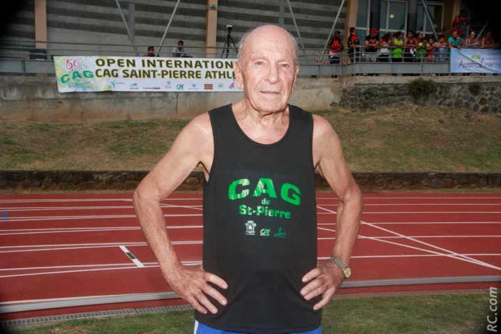 Michel Claverie, 86 ans, champion du monde du 200m aux Masters de Perth en 2016