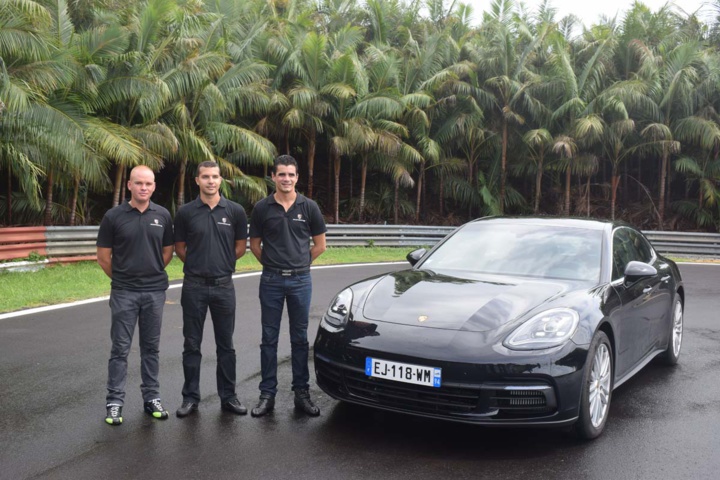 Félix Guichard, Marc du Pavillon et Cédric Chane, les trois pilotes d'essai Félix Guichard, Marc du Pavillon et Cédric Chane, les trois pilotes d'essai