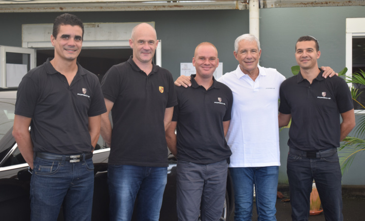 Cédric Chane, Bertrand Chartier, Félix Guichard, François Caillé et Marc du Pavillon Cédric Chane, Bertrand Chartier, Félix Guichard, François Caillé et Marc du Pavillon