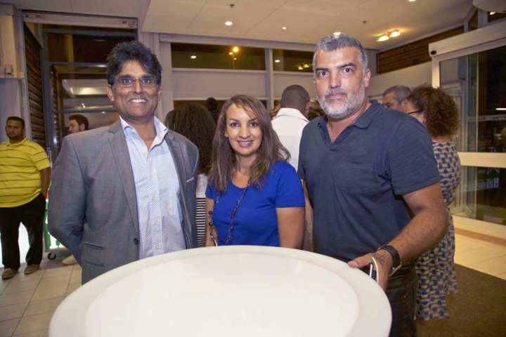 Daniel Ramsamy, Yvette Bancala, et Willy Fontaine Daniel Ramsamy, Yvette Bancala, et Willy Fontaine