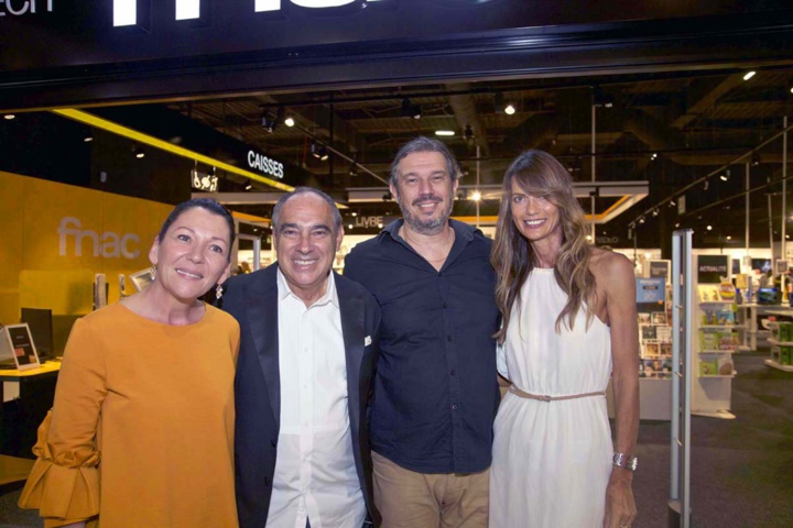 Sylvène Mora, son époux Michel Rym, Yves Derhy et Isabelle Troesch