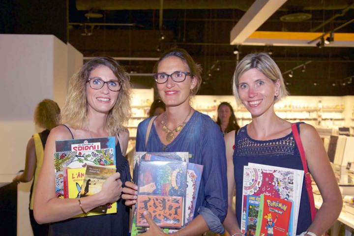 Eva Martin, Aurélie Pennec et Séverine Vitour, des clientes Fnac Eva Martin, Aurélie Pennec et Séverine Vitour, des clientes Fnac