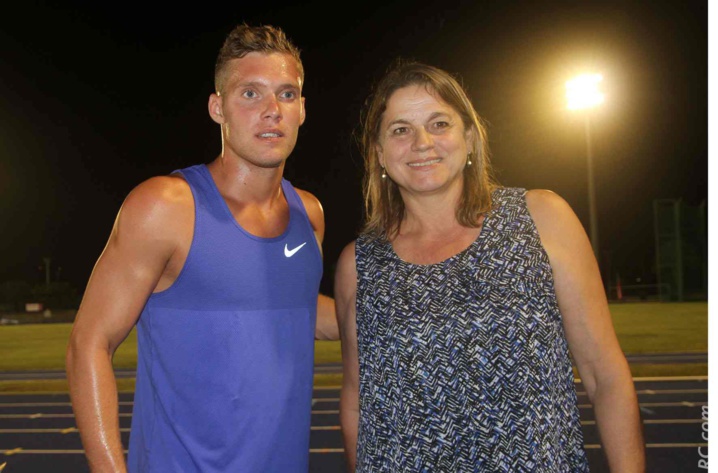 Yolaine Costes, conseillère régionale et Kevin Mayer Yolaine Costes, conseillère régionale et Kevin Mayer