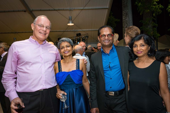 Manu Cadel, Patricia Viracaoundin, Yoland Viracaoundin, chef d'entreprise, et son épouse Marie-Line Manu Cadel, Patricia Viracaoundin, Yoland Viracaoundin, chef d'entreprise, et son épouse Marie-Line